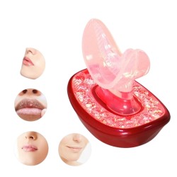 Fuller Lips Device with Red LED Light Therapy - Natural Lip Enhancement & Wrinkle Removal