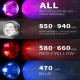 Blue Lamp Red Light Therapy Device with 5 Wavelengths - Near Infrared 940nm Light Therapy for Body and Joint Arthritis Pain Relief